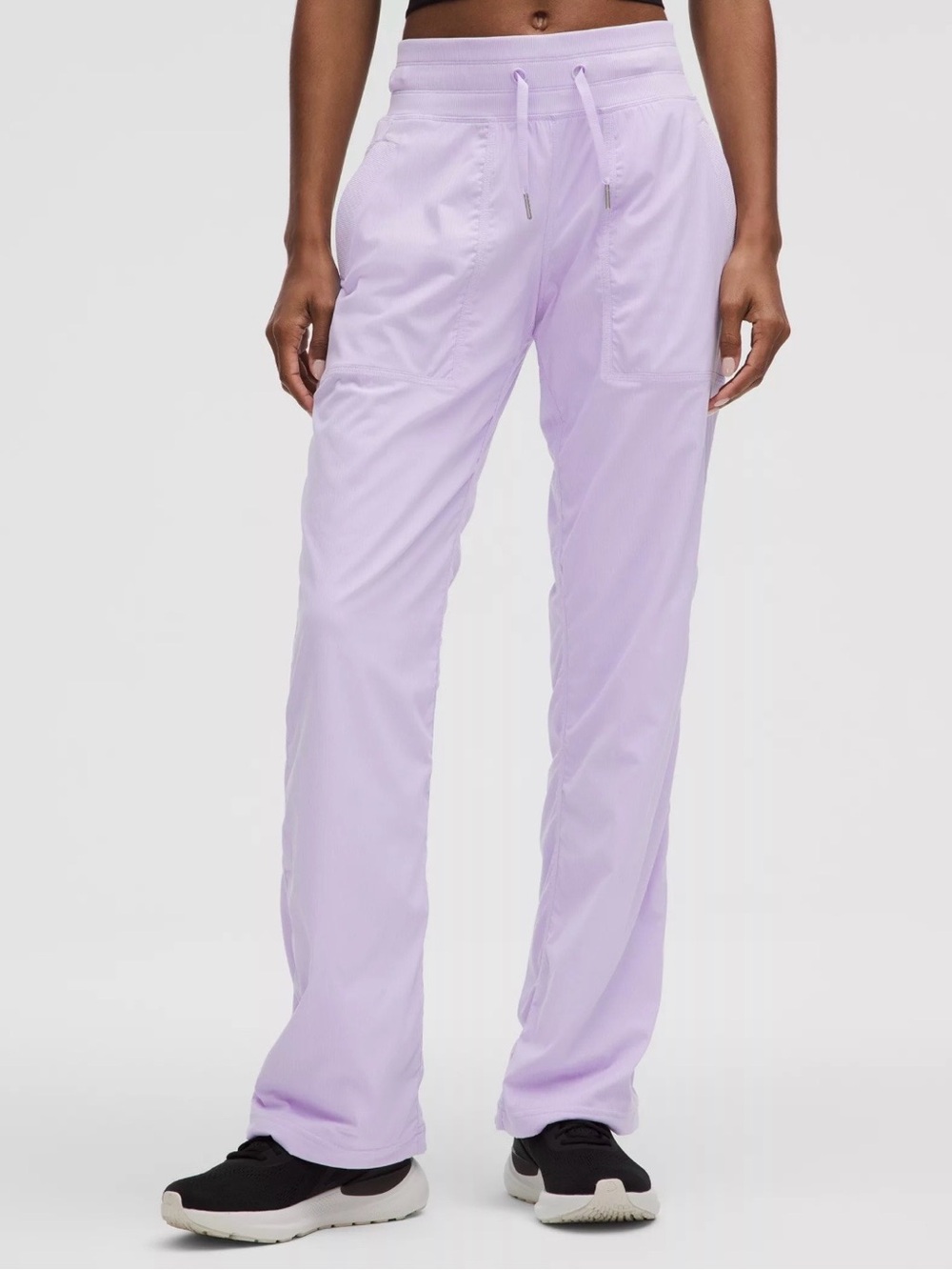 lululemon athletica LINED Lavender dance studio joggers - size 2 SHORT
